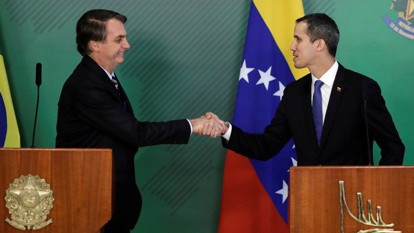 Bolsonaro le dice a Guaidó que Brasil "no ahorrará esfuerzos para establecer la democracia" en Venezuela