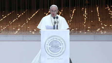 El papa Francisco cita una obra del "autor moderno" Dostoyevski en Abu Dabi