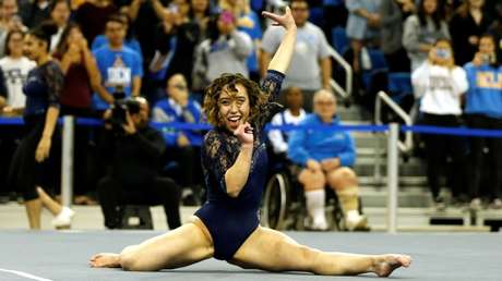 Un nuevo "10 perfecto": Gimnasta de EE.UU. vuelve a causar furor en la Red por su extraordinaria rutina de suelo (VIDEO)