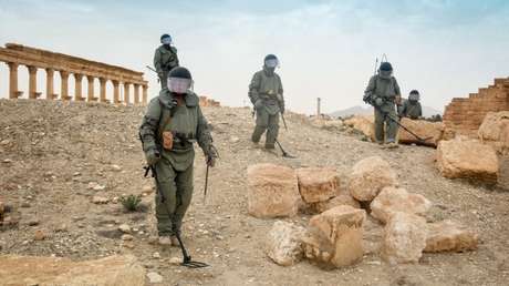 Rusia proporciona fondos a la ONU para desminar Siria