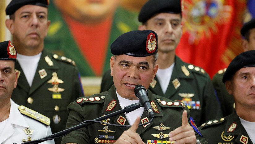 Ministro de Defensa de Venezuela ordena enviar a EE.UU. la nómina militar "para facilitar la tarea de sancionar"