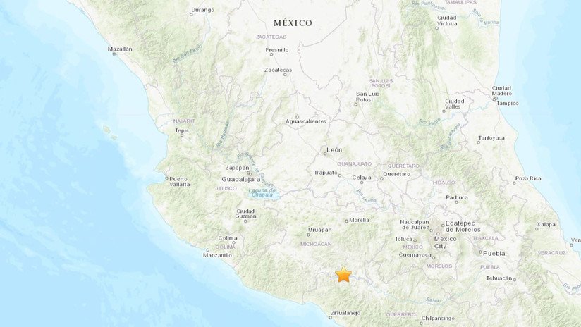 Un sismo de magnitud 5,3 se registra en el estado mexicano de Michoacán