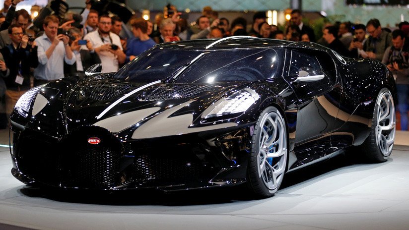Bugatti presenta La Voiture Noire, "el coche nuevo más caro de la historia" (VIDEO, FOTOS)