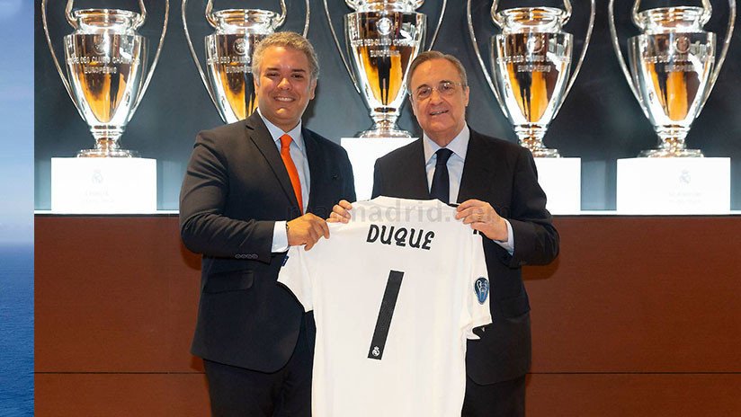 ¿Es Iván Duque el culpable de la mala racha del Real Madrid? Algunos internautas creen que sí por esta foto