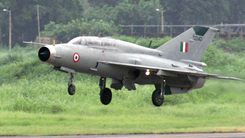 Se estrella un MiG-21 Bison de la Fuerza Aérea de la India cerca de la frontera con Pakistán