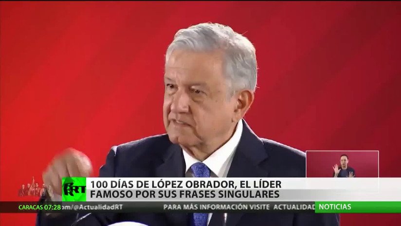 Las famosas y singulares frases de López Obrador en sus primeros 100 días  como presidente de México - RT