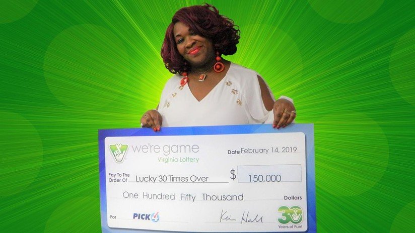 Una estadounidense gana la lotería 30 veces en un día