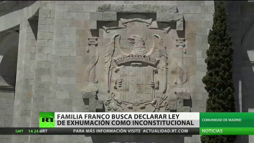 La familia del dictador Franco pretende que la ley de exhumación se declare inconstitucional