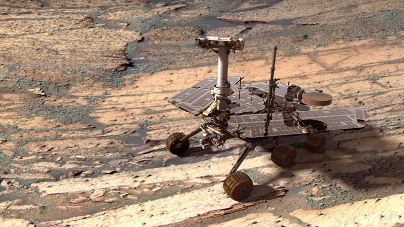FOTO: La NASA divulga la última imagen de 360 grados captada por el 'rover' Opportunity en Marte