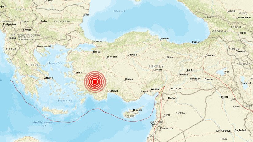 Se registra un terremoto de magnitud 5,7 en Turquía