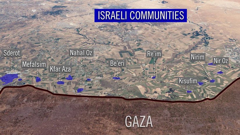 Israel denuncia un ataque con cohetes de Hamás contra la población civil israelí, cerca de la Franja de Gaza