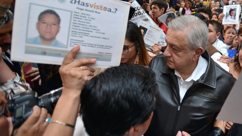 Gobierno de México se compromete a buscar "sin tregua" a los 40.000 desaparecidos