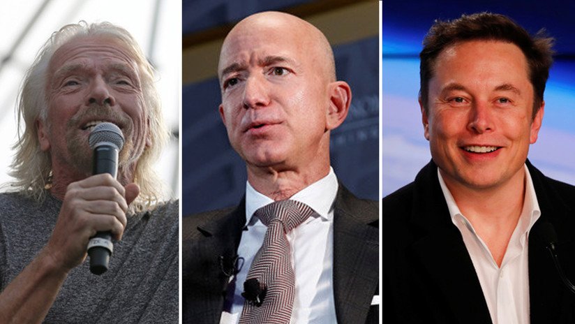 Bezos, Musk o Branson: ¿Quién ganará el primer billón de dólares? 