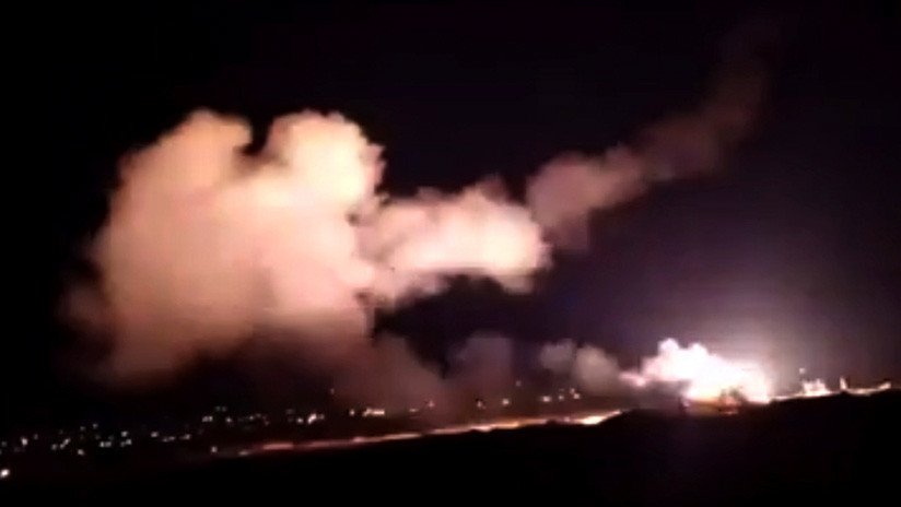 La defensa aérea siria repele un ataque aéreo de Israel en Alepo (VIDEO)