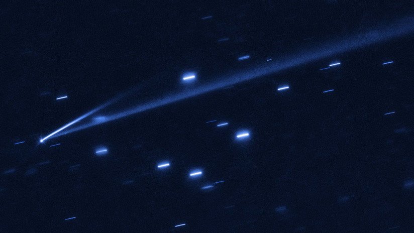 Captan un raro asteroide que se autodestruye tras convertirse sorpresivamente en un cometa de dos colas