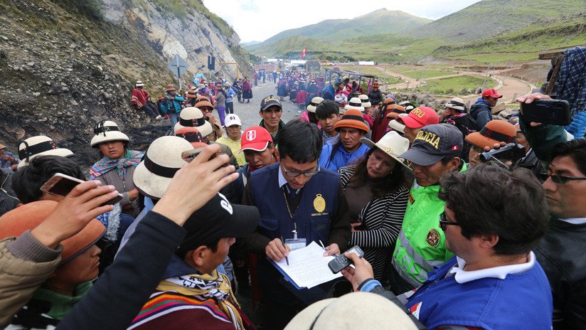 El Gobierno peruano declara el estado de emergencia durante 15 días por el conflicto minero Las Bambas