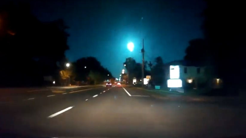 Una bola de fuego en el cielo nocturno: captan un gran meteoro en Florida (VIDEO)