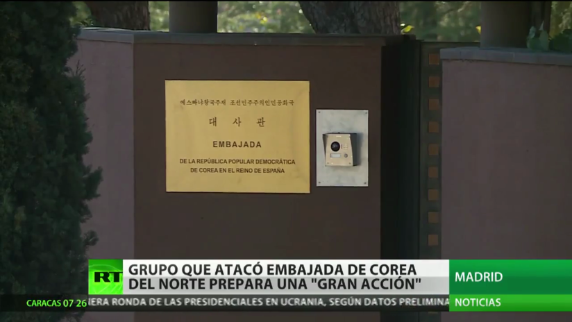 Grupo disidente que reivindicó el asalto a la Embajada norcoreana en Madrid prepara una "gran acción"