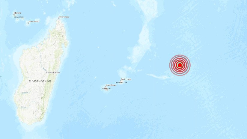 Un sismo de magnitud 6,0 sacude las costas de Mauricio 