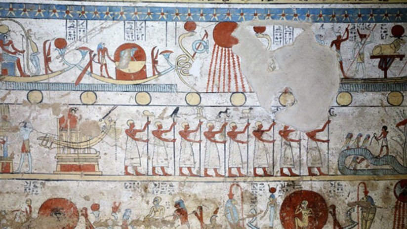 Descubren en Egipto una tumba con pinturas bien conservadas y animales momificados (VIDEO, FOTOS)