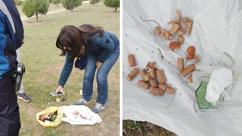 FOTOS: Aparecen salchichas con alfileres y cristales dentro para dañar perros en un parque de Madrid