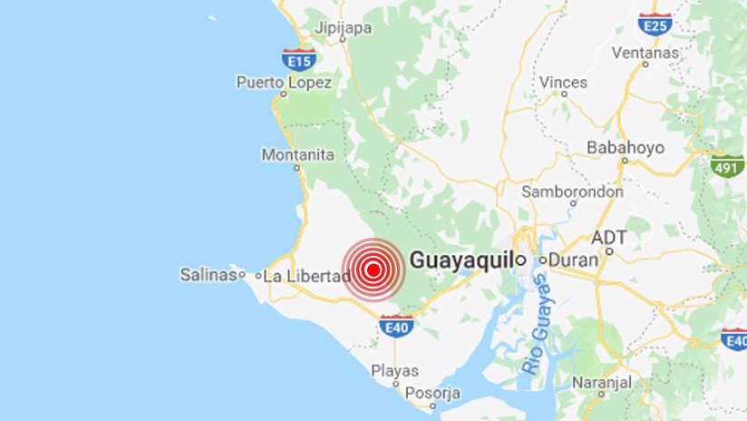 Un sismo de magnitud 5,3 sacude las costas de Ecuador