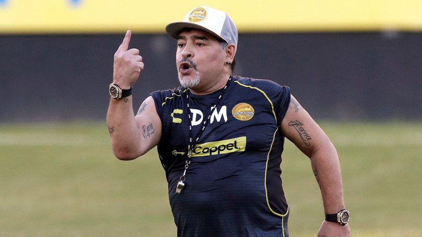 La Federación Mexicana de Fútbol sanciona a Maradona por dedicar un triunfo a Maduro y criticar a Trump