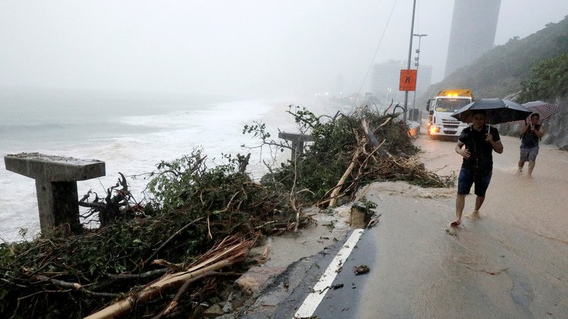 Lluvias torrenciales provocan muertes y grandes destrozos en Río de Janeiro