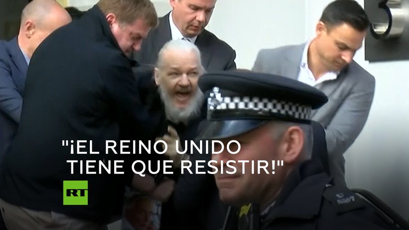 Assange, durante su detención: "¡El Reino Unido tiene que resistir!"
