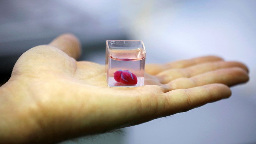Científicos israelíes 'imprimen' el primer corazón 3D del mundo con tejido humano (FOTOS)