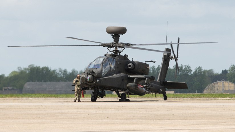 Imagen ilustrativa / Un Helicóptero Apache.