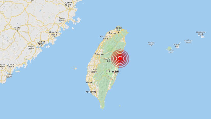 Un fuerte sismo de magnitud 6,1 sacude Taiwán y hace temblar edificios en Taipéi