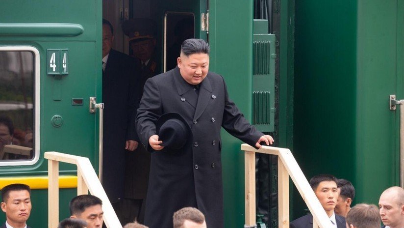 Kim Jong-un tras su llegada a Rusia: "Estoy feliz de pisar suelo ruso"