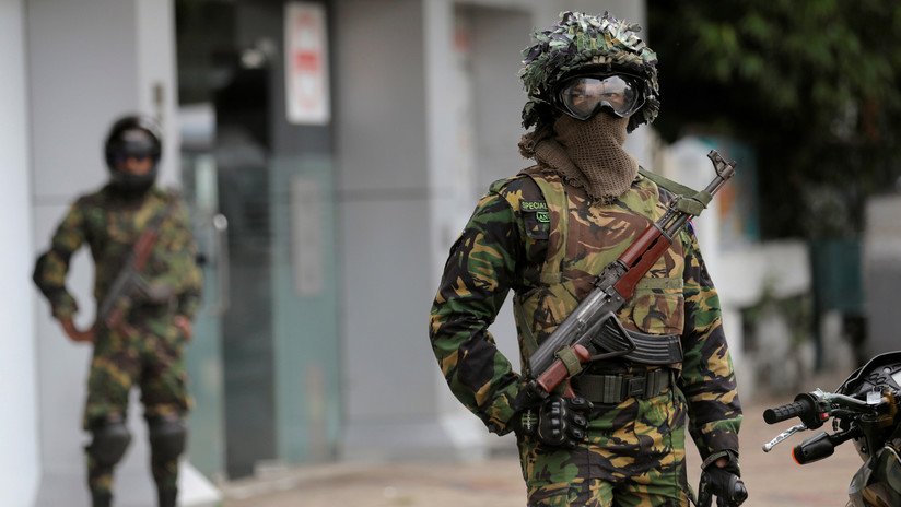Tiroteo entre militares y sospechosos de los atentados en Sri Lanka