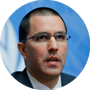 Jorge Arreaza, ministro de Relaciones Exteriores de Venezuela