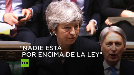 May sobre la detención de Assange: "Nadie está por encima de la ley"