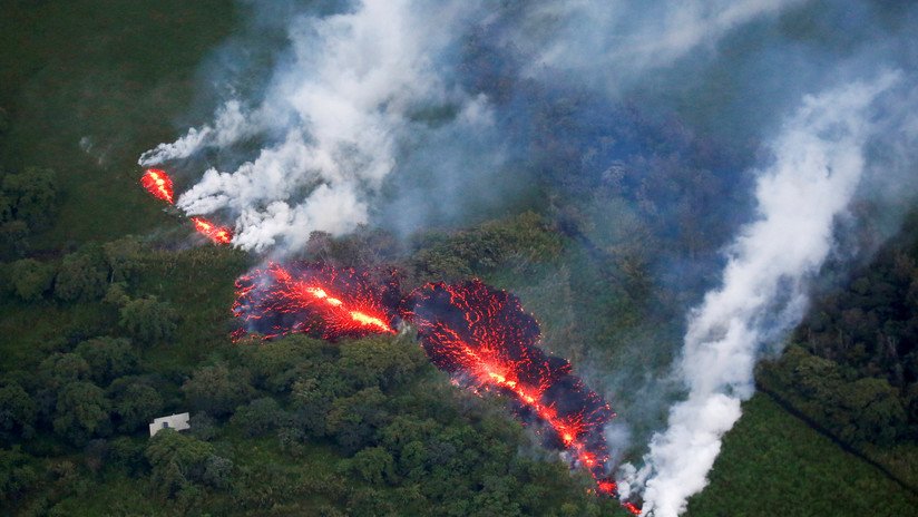 VIDEO: Un dron registra las consecuencias de la erupción del volcán Kilauea en su primer aniversario