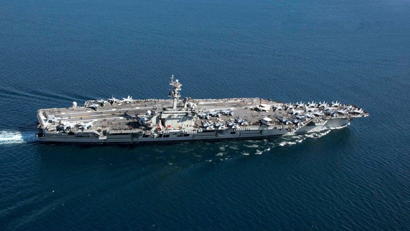 El Pentágono afirma que trasladó su portaviones a Oriente Medio en respuesta a una "amenaza creíble" por parte de Irán