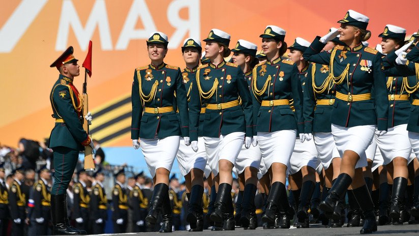 Último ensayo del desfile militar en Moscú de cara al Día de la Victoria 