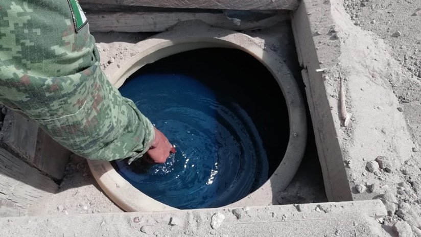 Militares mexicanos descubren una cisterna en una casa con 5.000 litros de gasolina robada