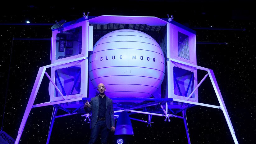 FOTOS: Creador de Amazon presenta Blue Moon, la nave espacial robótica que planea enviar a la Luna para "quedarse" allí