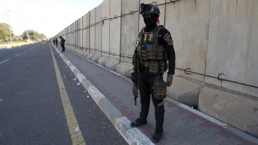 Un cohete cae en una zona fortificada de Bagdad donde se encuentran las embajadas