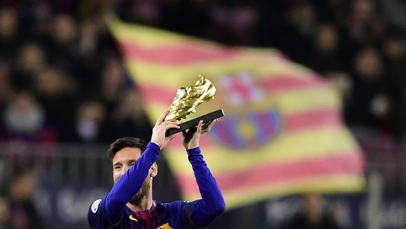 Messi sigue rompiendo récords y logra su sexta Bota de Oro como máximo goleador de Europa