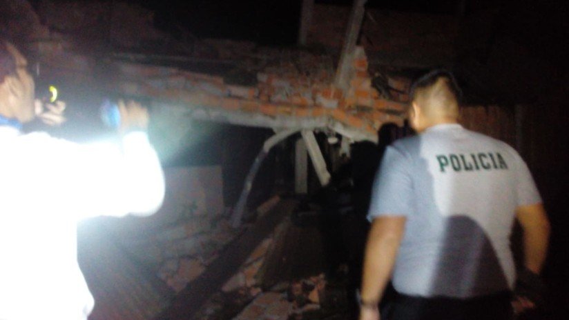 VIDEO: Delincuentes intentan escapar de una comisaría durante el fuerte sismo en Perú
