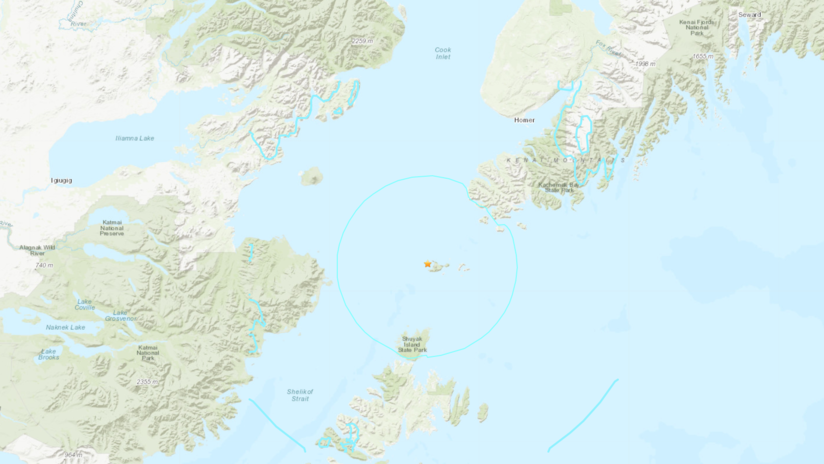EE.UU.: Se registra en Alaska un sismo de magnitud 5,7