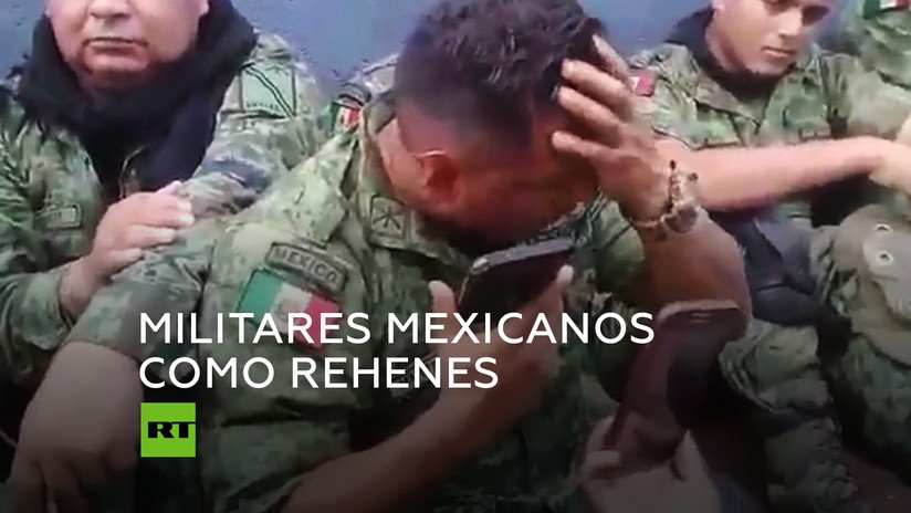 Un grupo de civiles retiene, golpea y desarma a miembros del Ejército mexicano