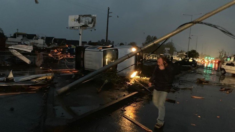 "Arrasó con todo lo que encontró a su paso": Inusual tornado azota el sur de Chile (VIDEOS, FOTOS)