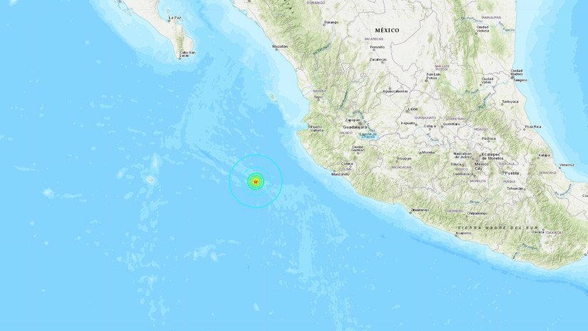 Un sismo de magnitud 5,8 se registra frente a las costas del Pacífico mexicano