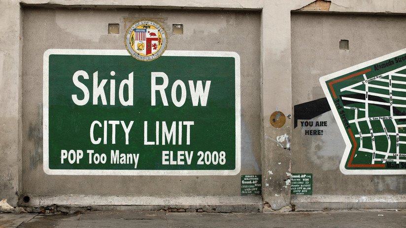 Skid Row: el mayor barrio de sintechos de EE.UU., en imágenes