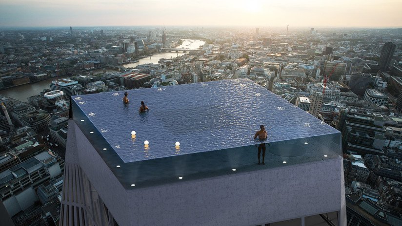 FOTO: Así podría lucir la primera piscina infinita con vistas de 360 grados con una puerta inusual 